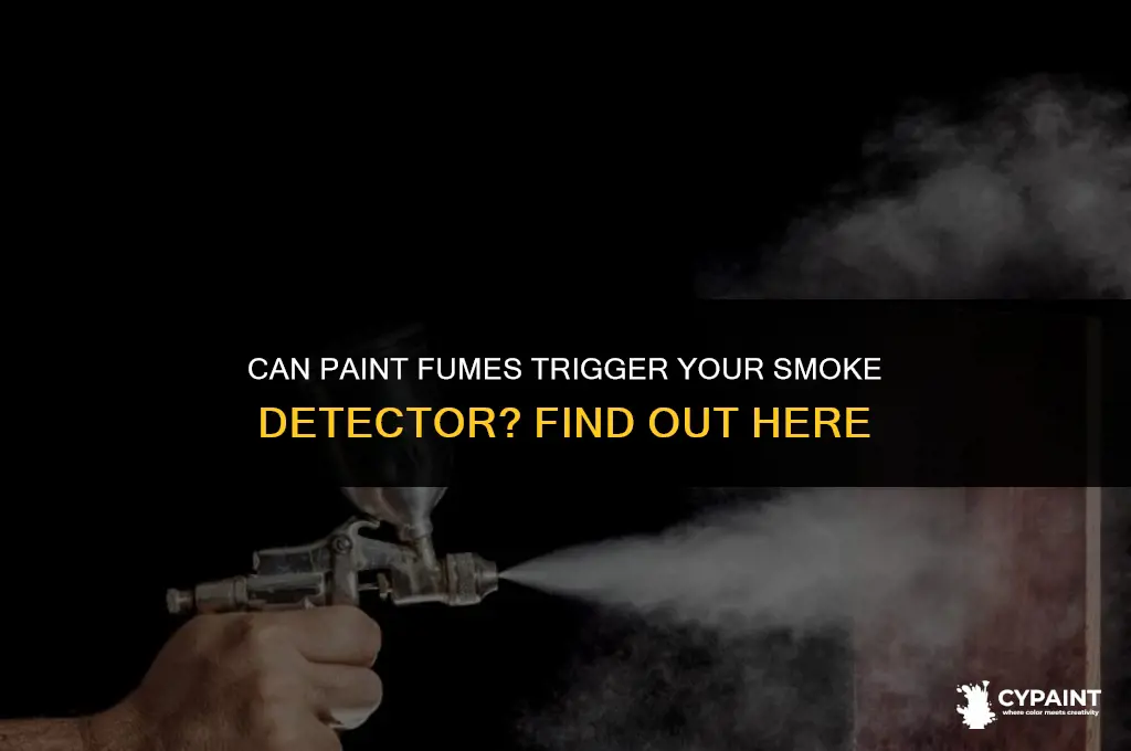 can paint fumes set off a smoke detector