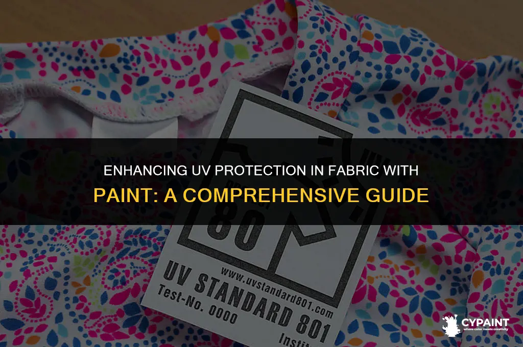 can paint help fabric have more uv protection