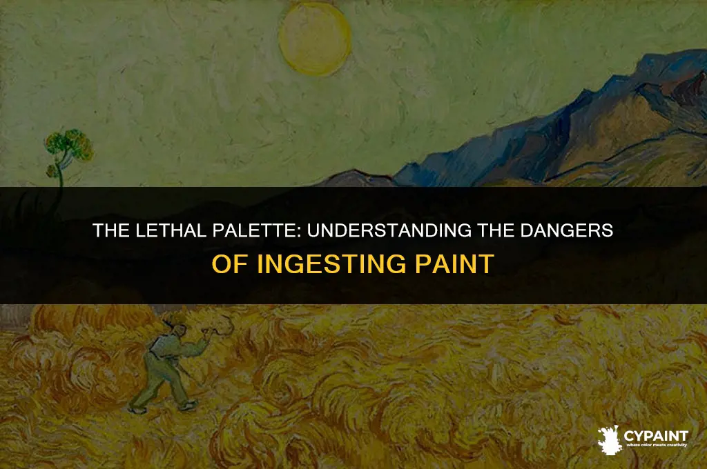 can paint kill you if you eat it