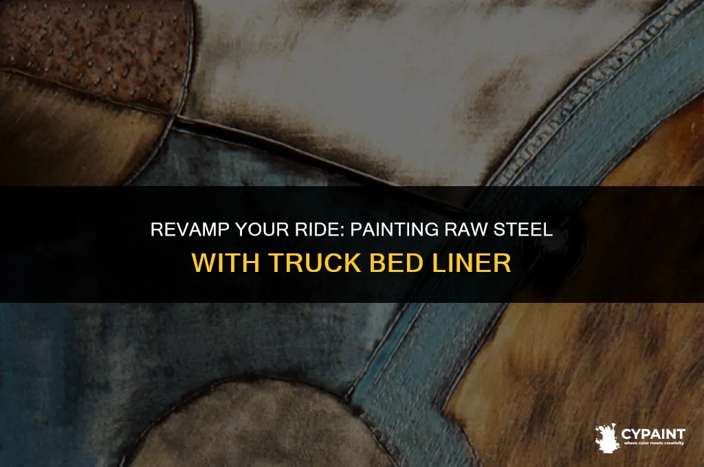 can paint raw steel with truck bed liner