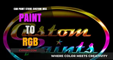 Unlocking Custom Colors: Can Paint Stores Mix to RGB?