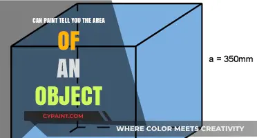 How Paint Reveals the Area of Objects