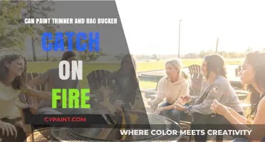 Flammable Paint Thinner: Rag Bucker Fire Risk