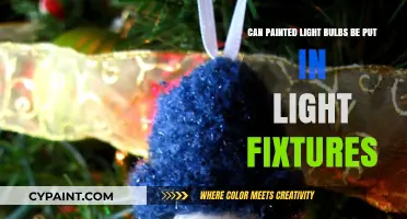 Painted Bulbs: Safe for Light Fixtures?