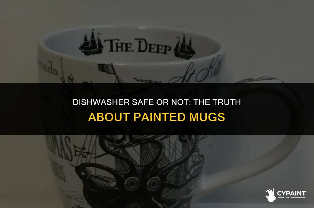 can painted mugs be washed in the dishwasher