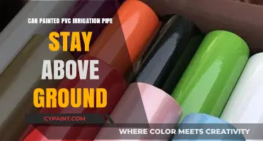 Durability of Painted PVC Irrigation Pipes Above Ground: A Guide
