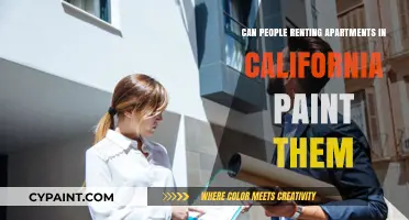 California Rental Rules: Can Tenants Paint Their Apartments?