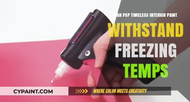 PGP Timeless Interior Paint: Can It Endure Freezing Temperatures?