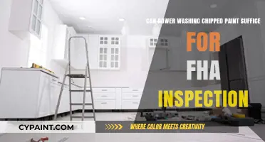Power Washing Chipped Paint: Enough for FHA Inspection?