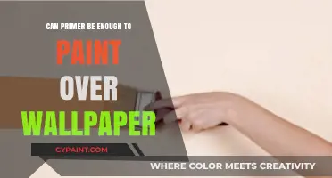 Primer vs. Paint: Can Primer Alone Cover Wallpaper?