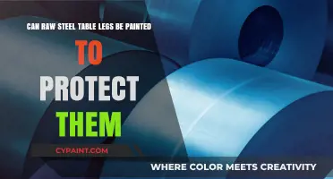 Painting Raw Steel Table Legs: Protection and Aesthetic Enhancement Tips