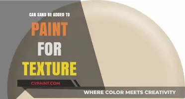 Enhancing Paint Texture: The Art of Sand Addition