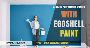 Mixing Satin Paint Samples and Eggshell Paint: A Good Idea?