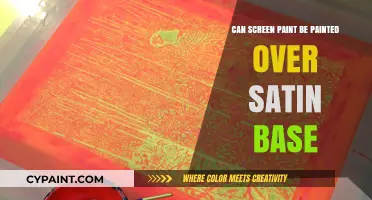 Revamping Satin Surfaces: Can Screen Paint Be Painted Over?