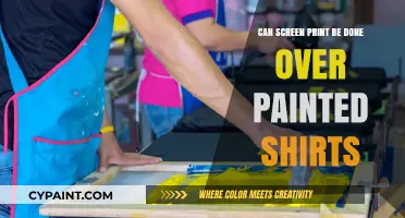 Revamping Wardrobes: Screen Printing Over Painted Shirts