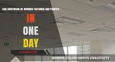 One-Day Sheetrock Transformation: Mudding, Texturing, and Painting Tips