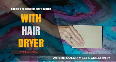 Silk Painting: Hair Dryer for Faster Drying?