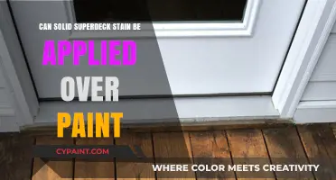 Revamping Your Deck: Can Solid Superdeck Stain Be Applied Over Paint?