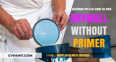 Speedhide PPG Flat Paint: Primer-Free Application on Drywall Explained