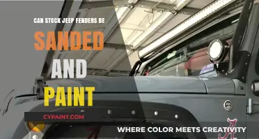 Revamping Your Ride: Sanding and Painting Stock Jeep Fenders