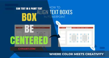 How to Center Text in a Paint Text Box