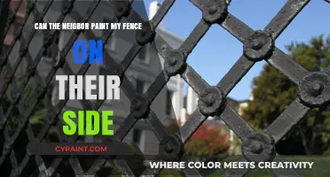 Your Fence, Their Side: Can They Paint It?
