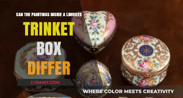 Limoges Trinket Box: Unique Art Inside