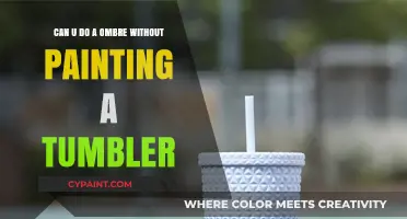 Ombre Tumblers: Paint-Free Techniques for Gradient Effects