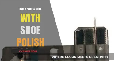 Unconventional Crafting: Painting Knives with Shoe Polish