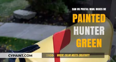 US Postal Mail Boxes: Can They Be Painted Green?