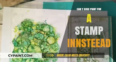 Crafting Creativity: Using Paint as a Stamp Substitute
