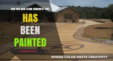 How to Acid Stain Painted Concrete?