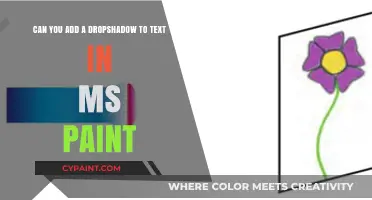 Adding Drop Shadow to Text in MS Paint: A Simple Guide