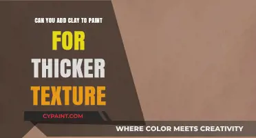 How to Thicken Paint with Clay for Textured Effects
