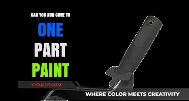 Exploring the Possibilities: Can You Add Cure to One Part Paint?