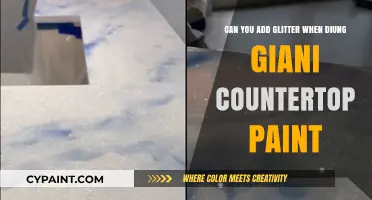 Add Glitter to Giani Countertop Paint?
