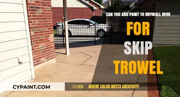 Enhancing Skip Trowel Texture: Adding Paint to Drywall Mud Techniques