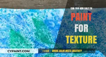 Enhancing Paint Texture: The Art of Salt Addition