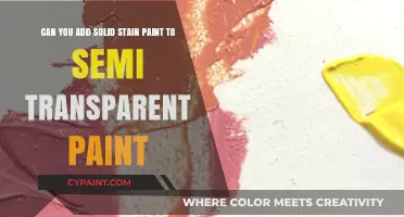 Mixing Solid Stain with Semi-Transparent Paint: Tips and Techniques
