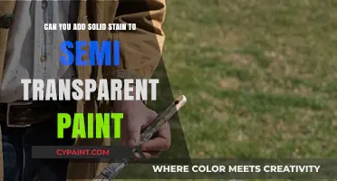 Combining Solid Stain and Semi-Transparent Paint: A Smart Choice?