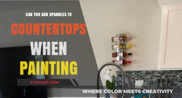 Transform Your Countertops: Adding Sparkles to Your DIY Paint Project