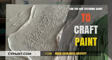 Enhancing Craft Paint: The Art of Adding Texturing Agents