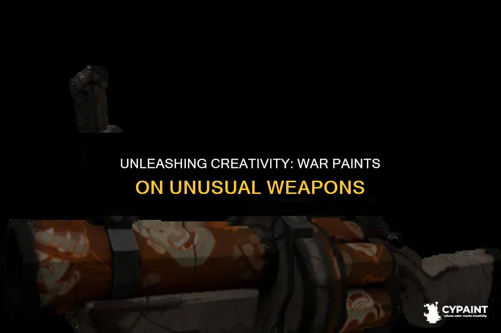 can you add war paints to strange weapons