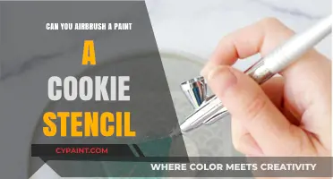 Sweet Stencils: Airbrushing Designs onto Cookies