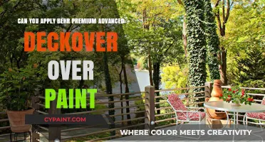 Applying Behr Premium Advanced DeckOver: Over Paint?