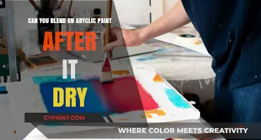 Blending Acrylic Paints: Wet or Dry?