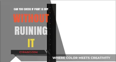 How to Test Paint Dryness Without Damaging Your Masterpiece