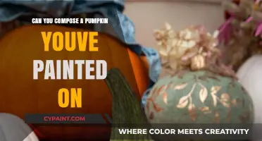 Crafting Autumn Masterpieces: The Art of Composing Painted Pumpkins