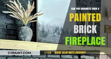 Revamping Your Hearth: Can You Concrete Over a Painted Brick Fireplace?