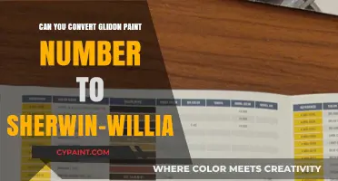 Matching Glidden Paint Codes to Sherwin-Williams: Is It Possible?